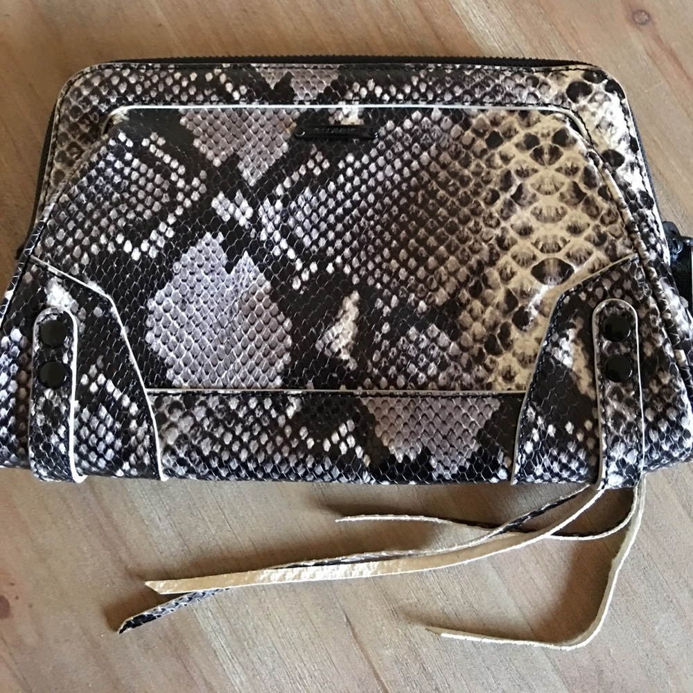 Rebecca Minkoff snake clutch